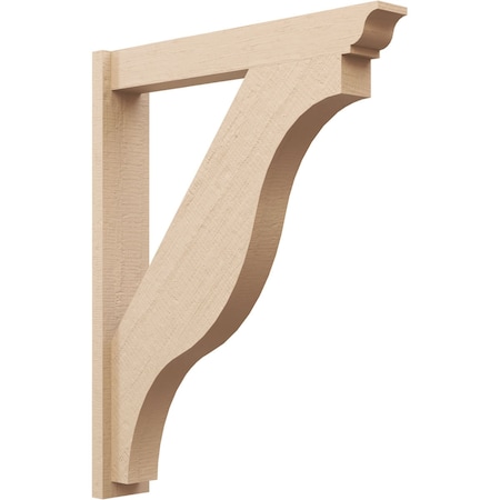 Ekena Millwork 5 1/2-in W x 32-in D x 40-in H Funston Trad Rough Cedar Woodgrain TimberThane Outlooker, Primed Tan OUTUR055X32X40FST04RCPR